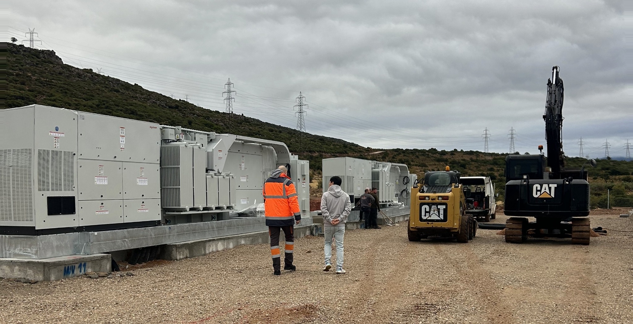 CLOU battery energy storage installation in Greece